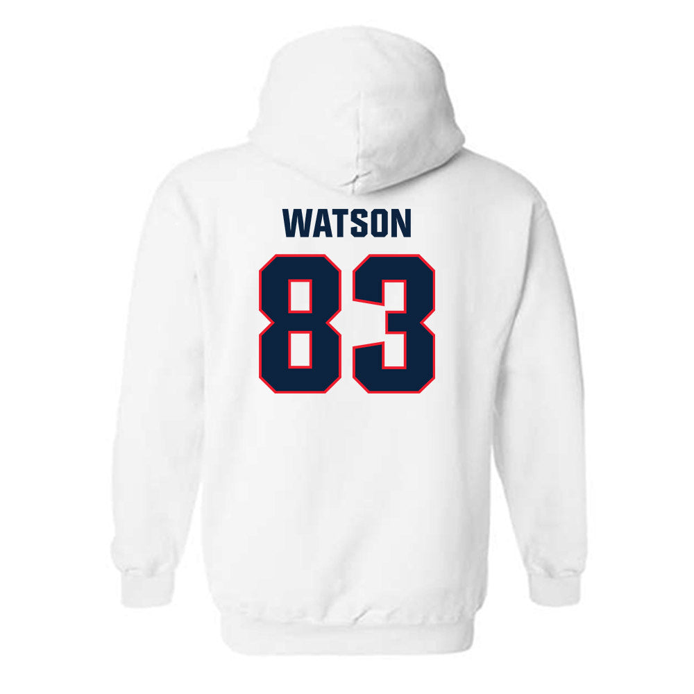 UConn - NCAA Football : Xavier Watson - Classic Shersey Hooded Sweatshirt-1