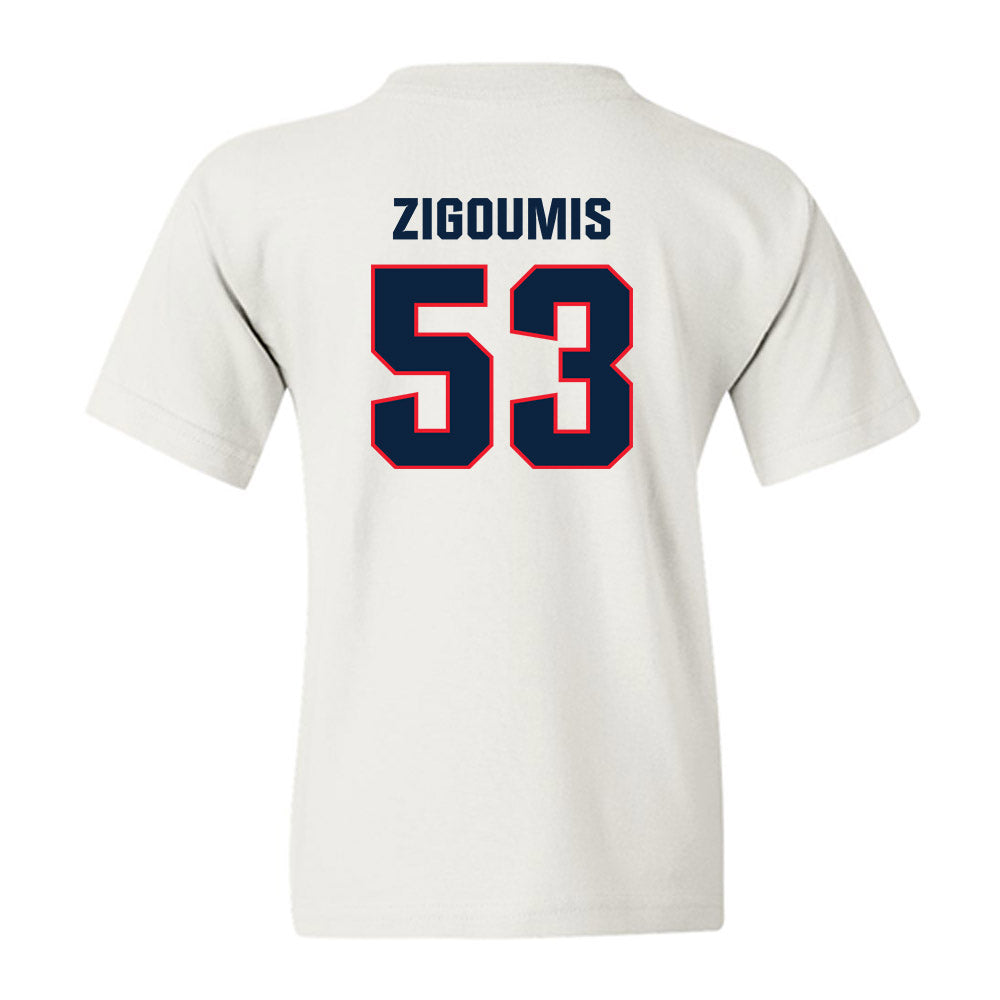 UConn - NCAA Football : Christos Zigoumis - Classic Shersey Youth T-Shirt-1