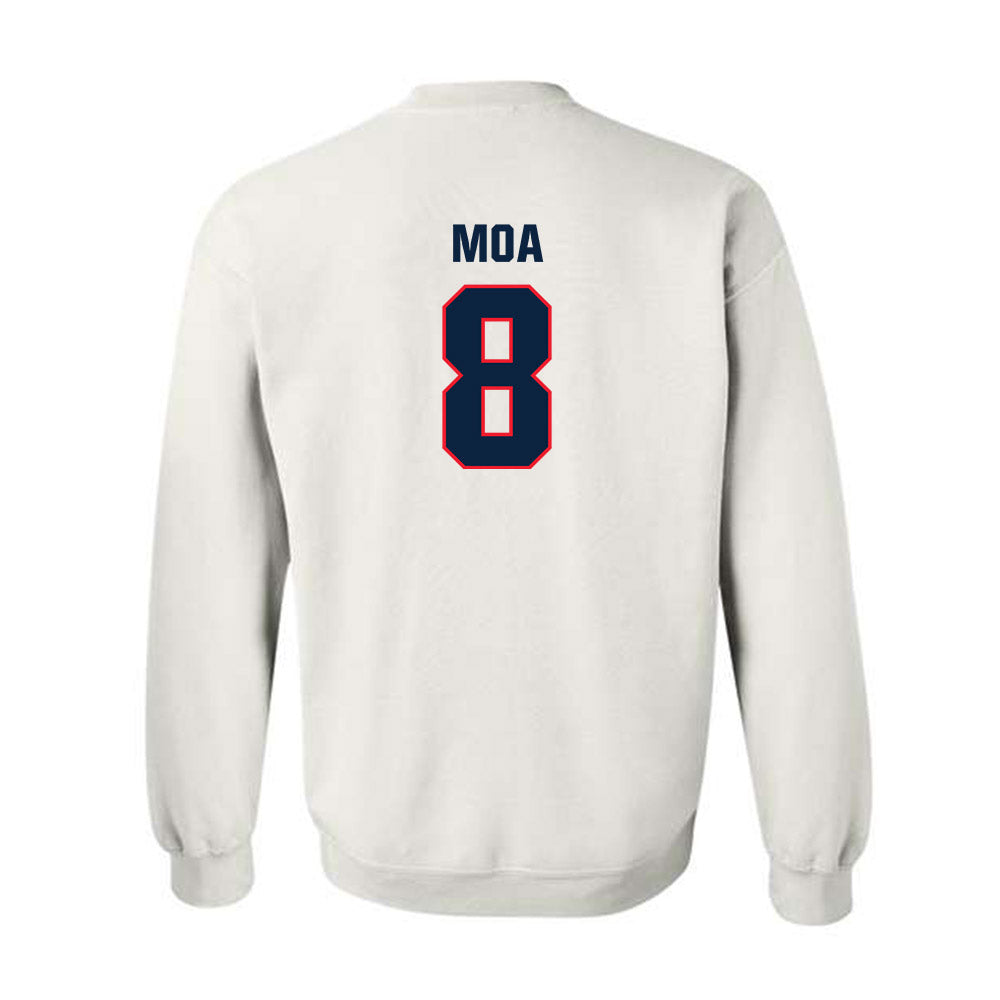 UConn - NCAA Football : Sione Moa - Classic Shersey Crewneck Sweatshirt-1