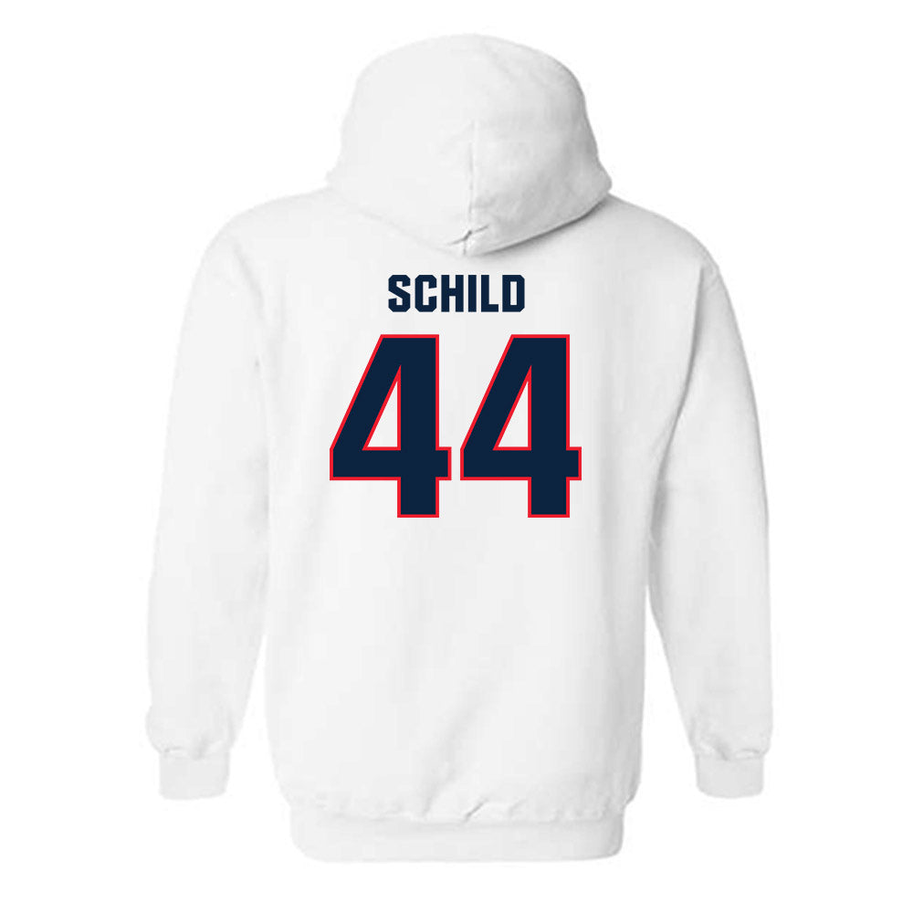 UConn - NCAA Baseball : Ben Schild - Classic Shersey Hooded Sweatshirt