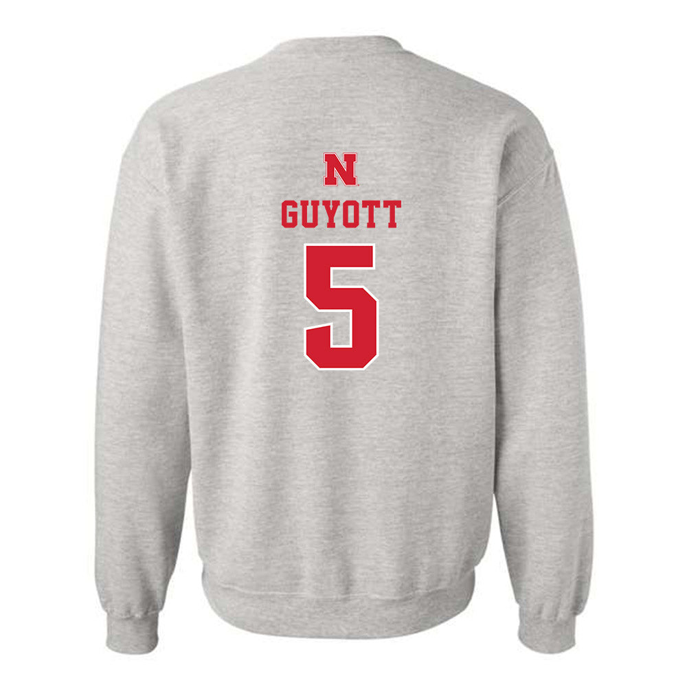 Nebraska - NCAA Women's Soccer : Ella Guyott - Crewneck Sweatshirt