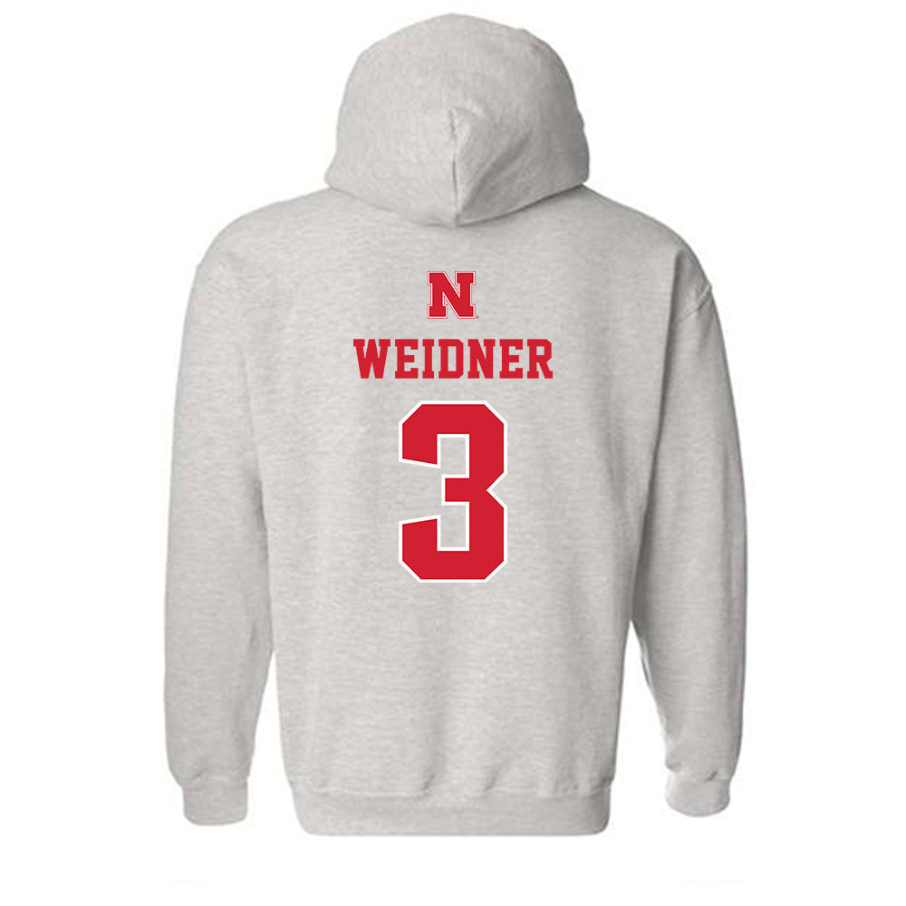 Nebraska - NCAA Women's Basketball : Allison Weidner - Hooded Sweatshirt