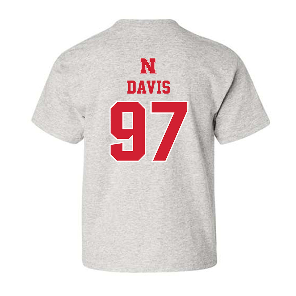 Nebraska - NCAA Football : Keona Davis - Classic Shersey Youth T-Shirt-1