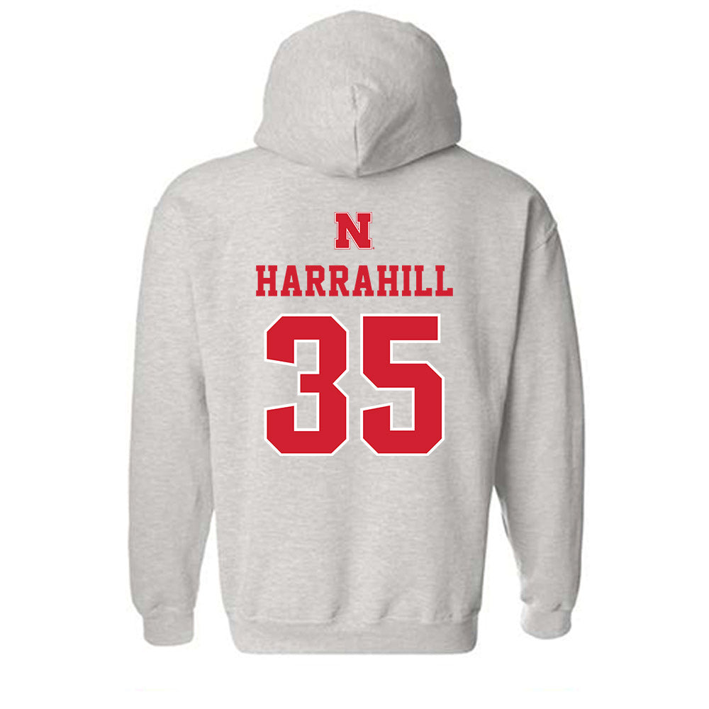 Nebraska - NCAA Baseball : Ryan Harrahill - Classic Shersey Hooded Sweatshirt-1