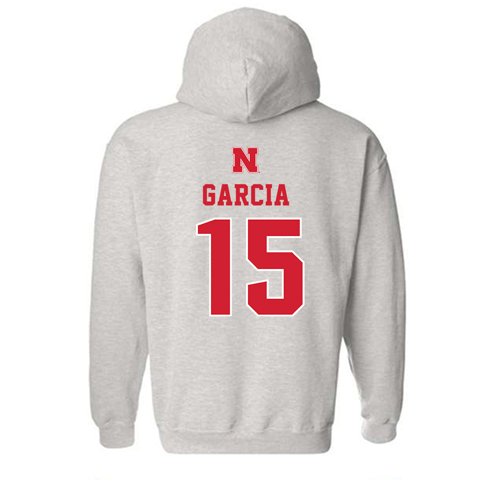 Nebraska - NCAA Men's Basketball : Jared Garcia - Classic Shersey Hooded Sweatshirt-1
