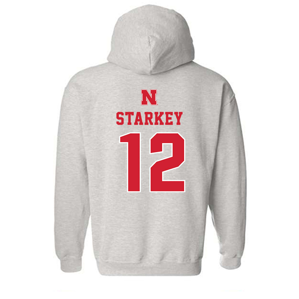 Nebraska - NCAA Women's Bowling : Abigail Starkey - Classic Shersey Hooded Sweatshirt-1