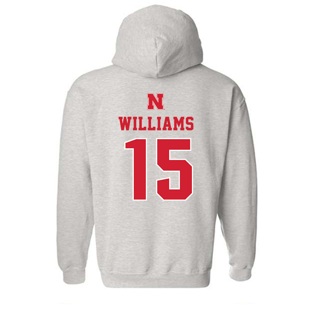 Nebraska - NCAA Women's Basketball : Kennadi Williams - Classic Shersey Hooded Sweatshirt-1