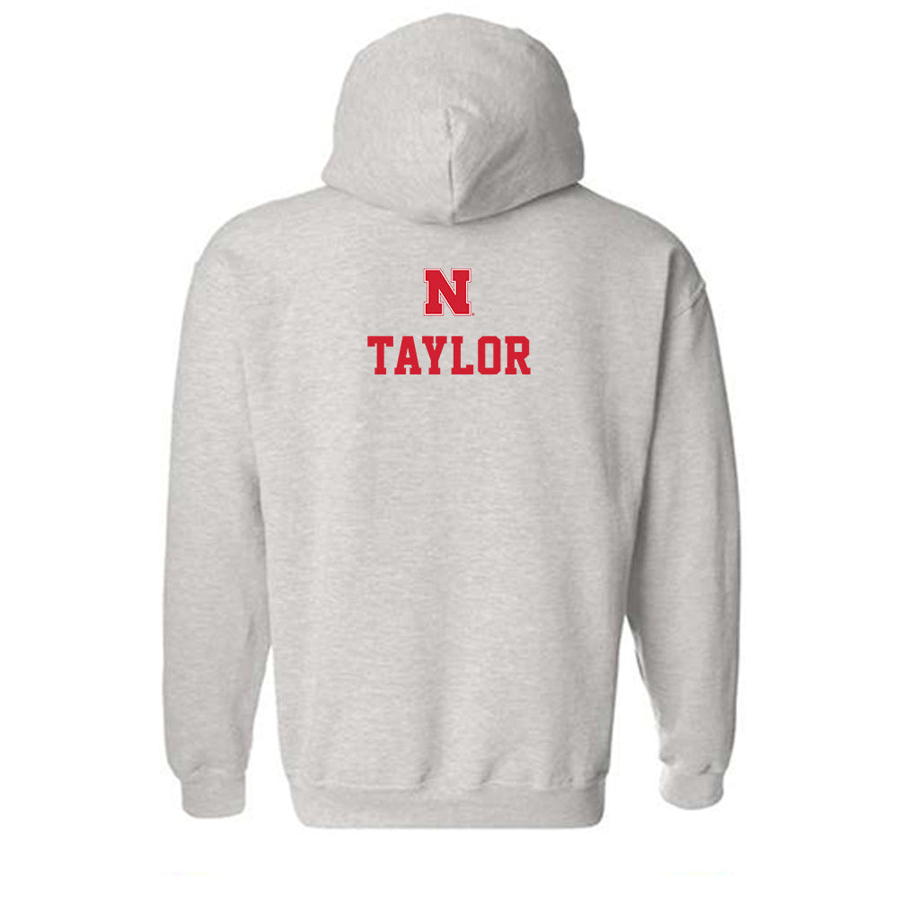 Nebraska - NCAA Wrestling : Antrell Taylor - Classic Shersey Hooded Sweatshirt-1