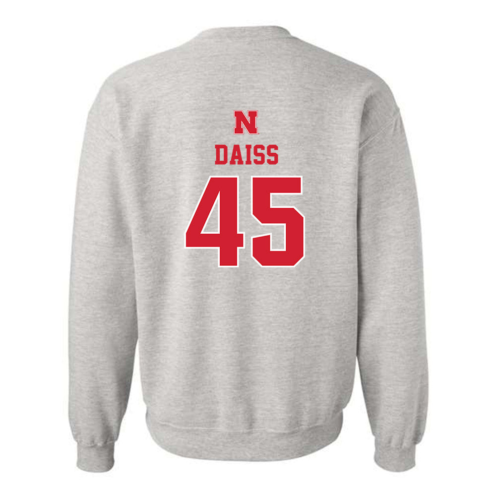 Nebraska - NCAA Baseball : Casey Daiss - Crewneck Sweatshirt
