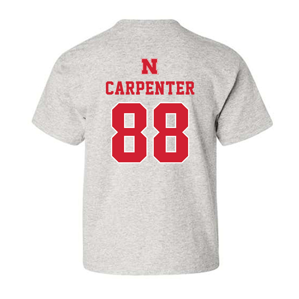 Nebraska - NCAA Football : Jackson Carpenter - Classic Shersey Youth T-Shirt-1