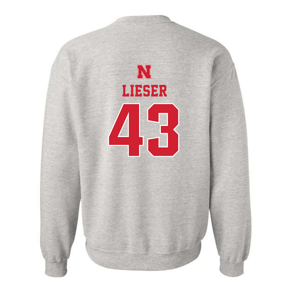 Nebraska - NCAA Baseball : Aiden Lieser - Classic Shersey Crewneck Sweatshirt-1