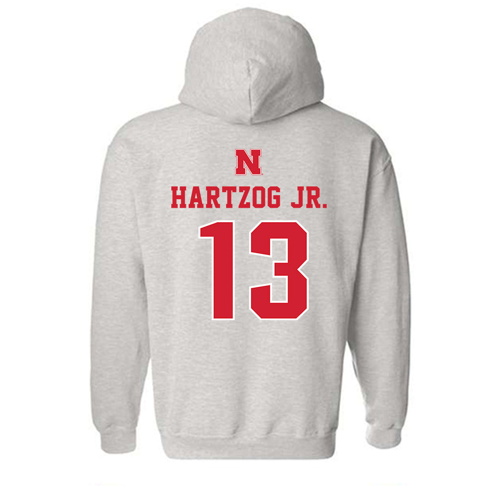 Nebraska - NCAA Football : Malcolm Hartzog Jr. - Classic Shersey Hooded Sweatshirt