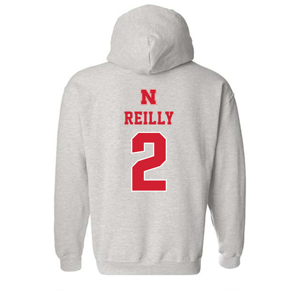 Nebraska - NCAA Women's Volleyball : Bergen Reilly - Classic Shersey Hooded Sweatshirt-1