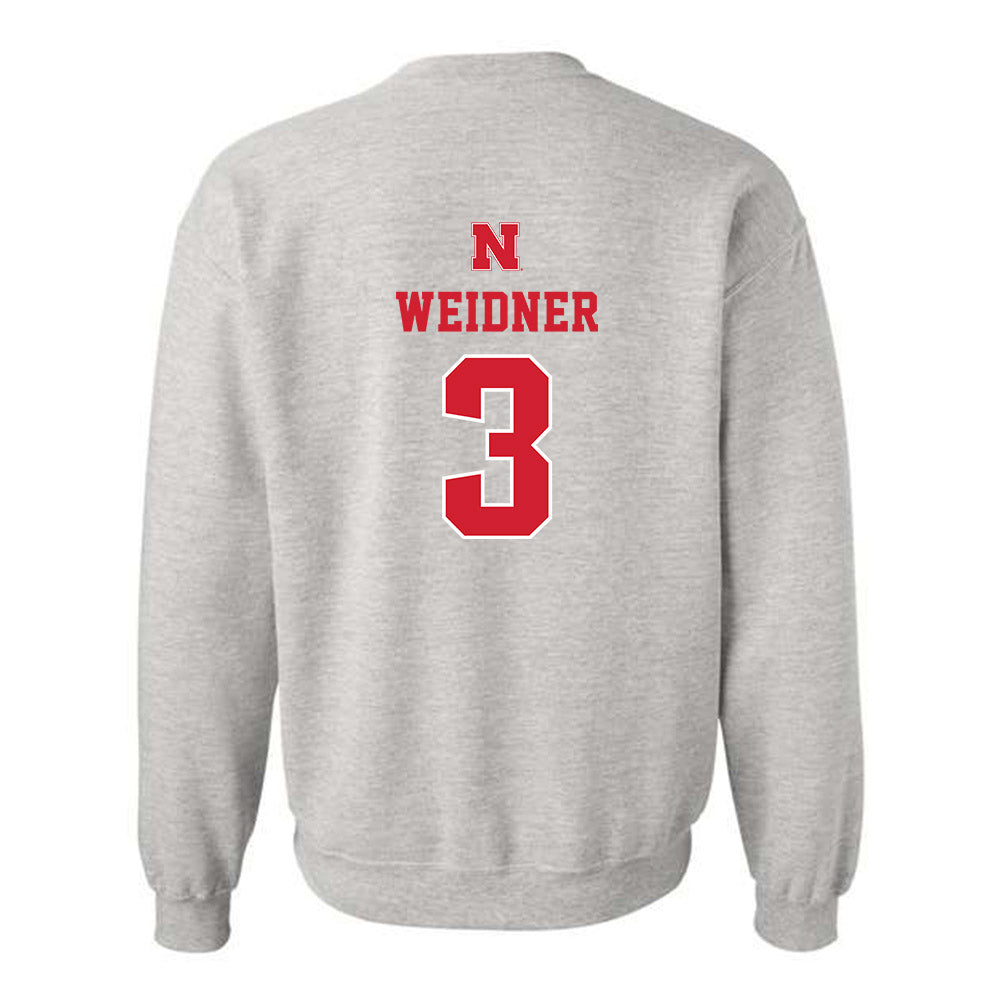 Nebraska - NCAA Women's Basketball : Allison Weidner - Crewneck Sweatshirt