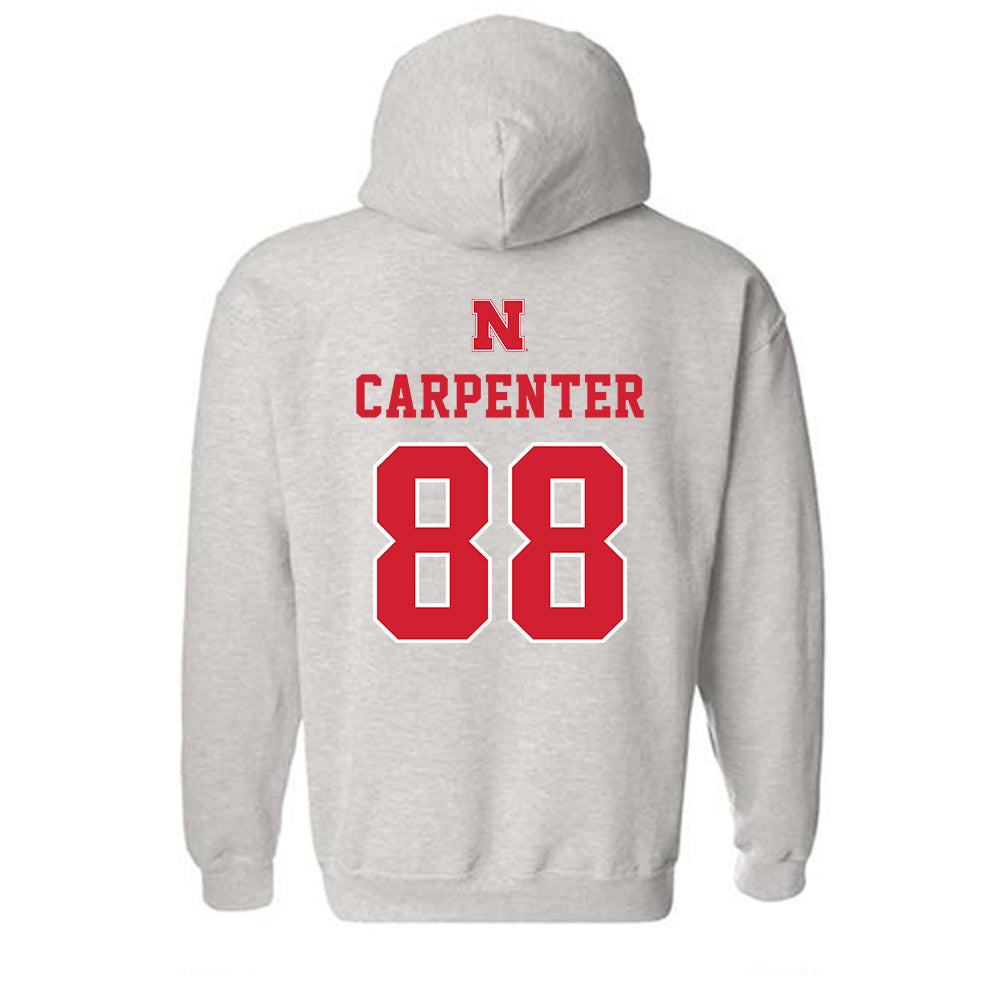 Nebraska - NCAA Football : Jackson Carpenter - Classic Shersey Hooded Sweatshirt-1