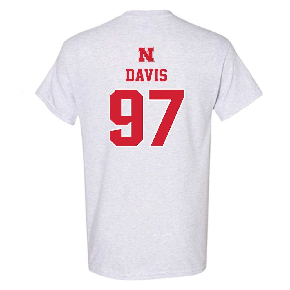 Nebraska - NCAA Football : Keona Davis - Classic Shersey T-Shirt-1