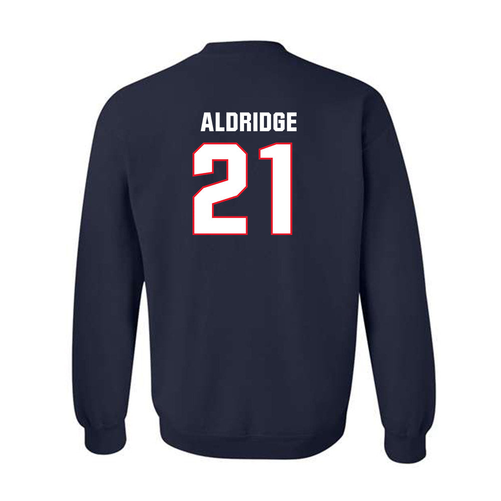 UConn - NCAA Men's Soccer : Maquan Aldridge - Classic Shersey Crewneck Sweatshirt-1