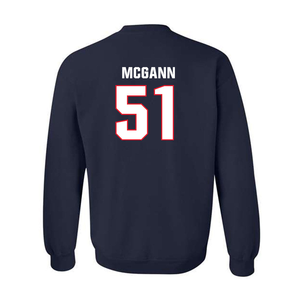 UConn - NCAA Football : Joe McGann - Classic Shersey Crewneck Sweatshirt-1