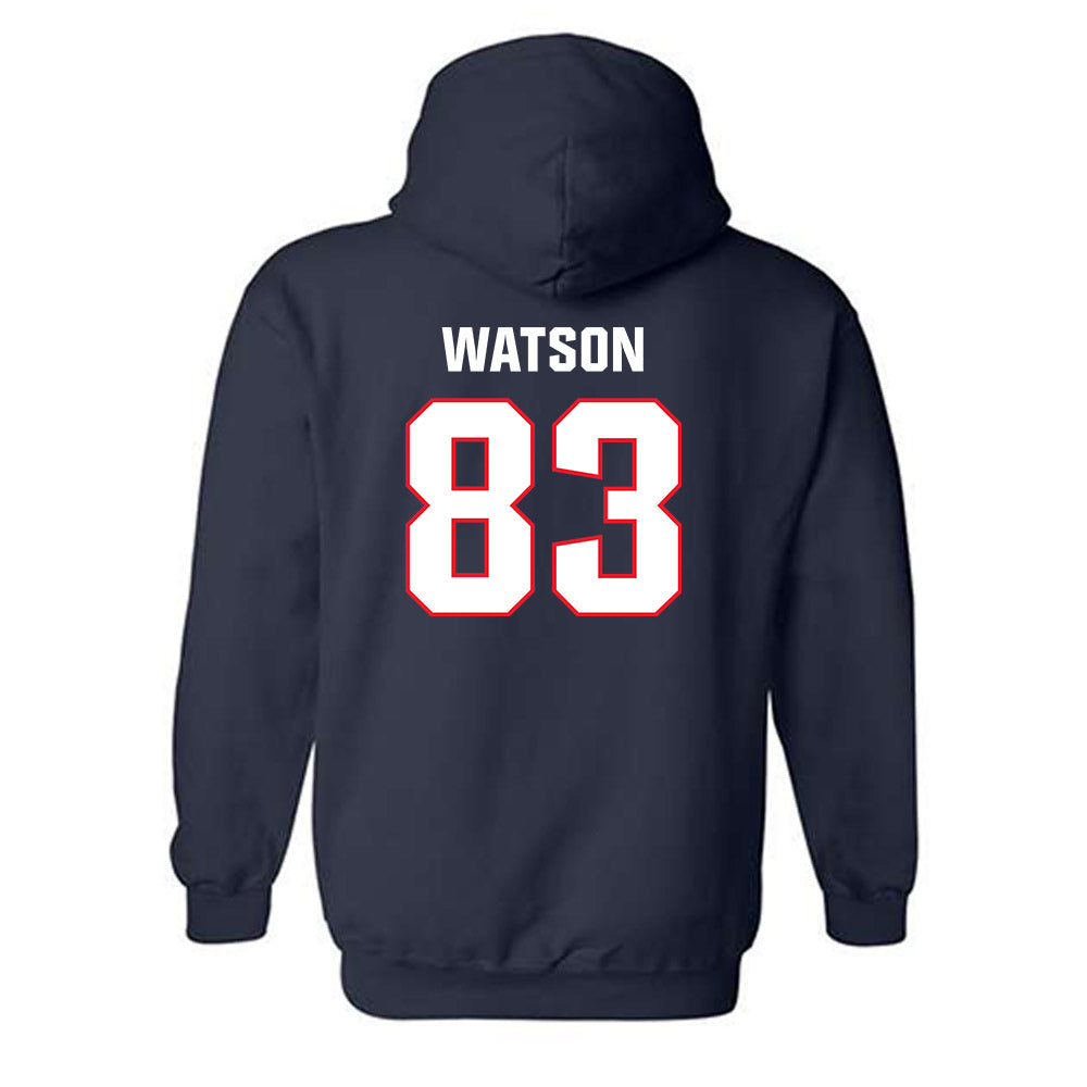 UConn - NCAA Football : Xavier Watson - Classic Shersey Hooded Sweatshirt-1