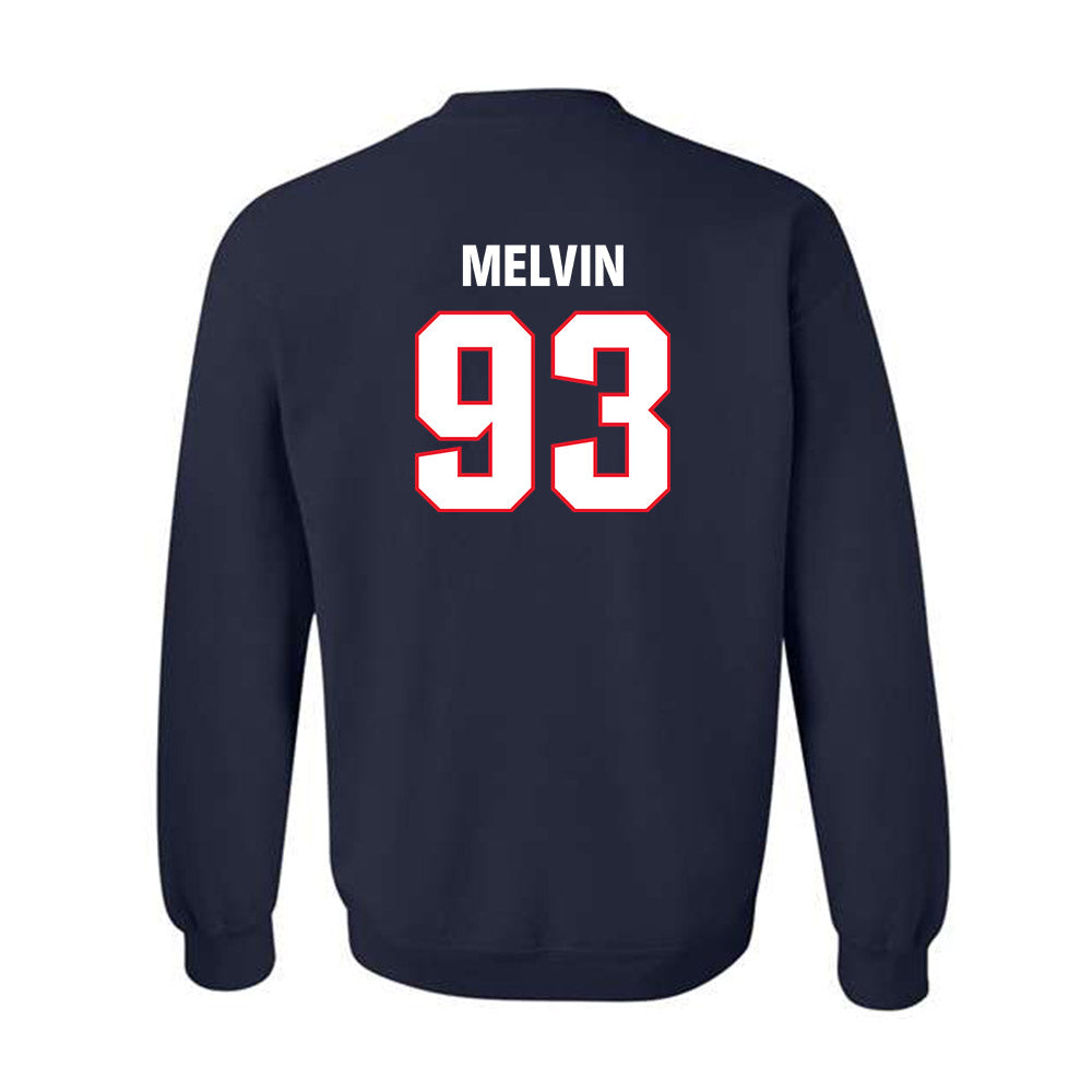 UConn - NCAA Football : Aubrey Melvin - Classic Shersey Crewneck Sweatshirt-1