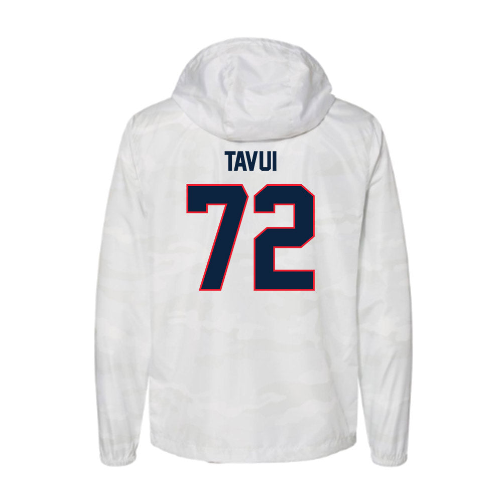 UConn - NCAA Football : Josh Tavui - Windbreaker-1