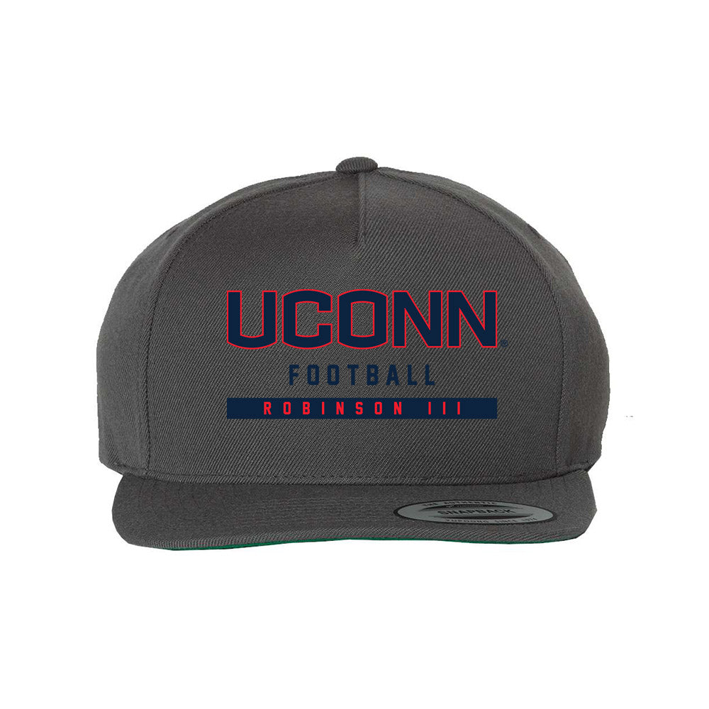 UConn - NCAA Football : Michael Robinson III - Snapback Hat-0