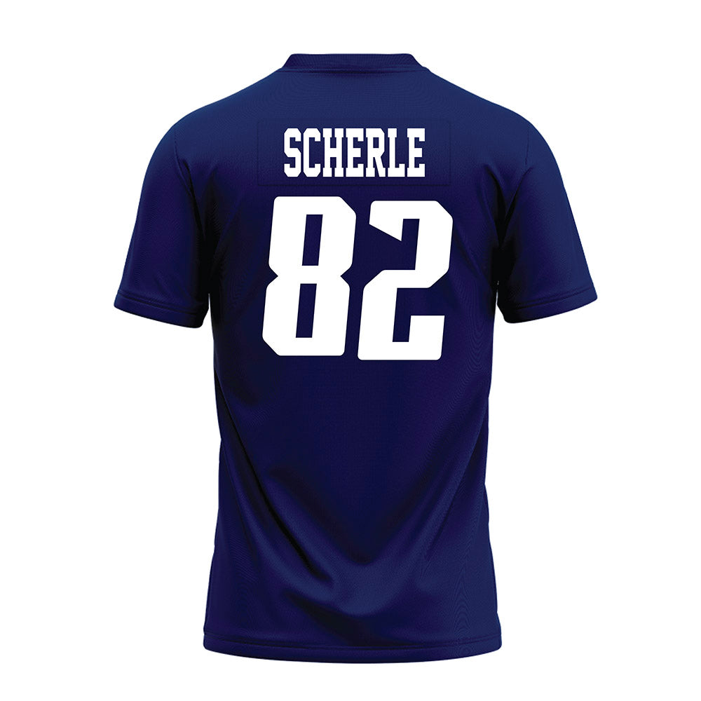 Rice - NCAA Football : Alexander Scherle - Navy Blue AAC Premium Football Jersey-1