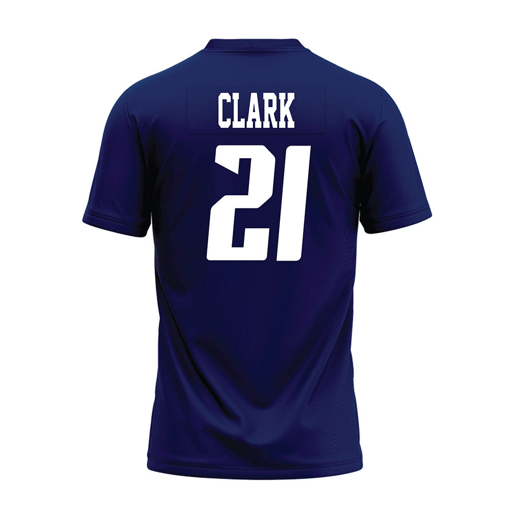 Rice - NCAA Football : Jamarion Clark - Navy Blue AAC Premium Football Jersey-1