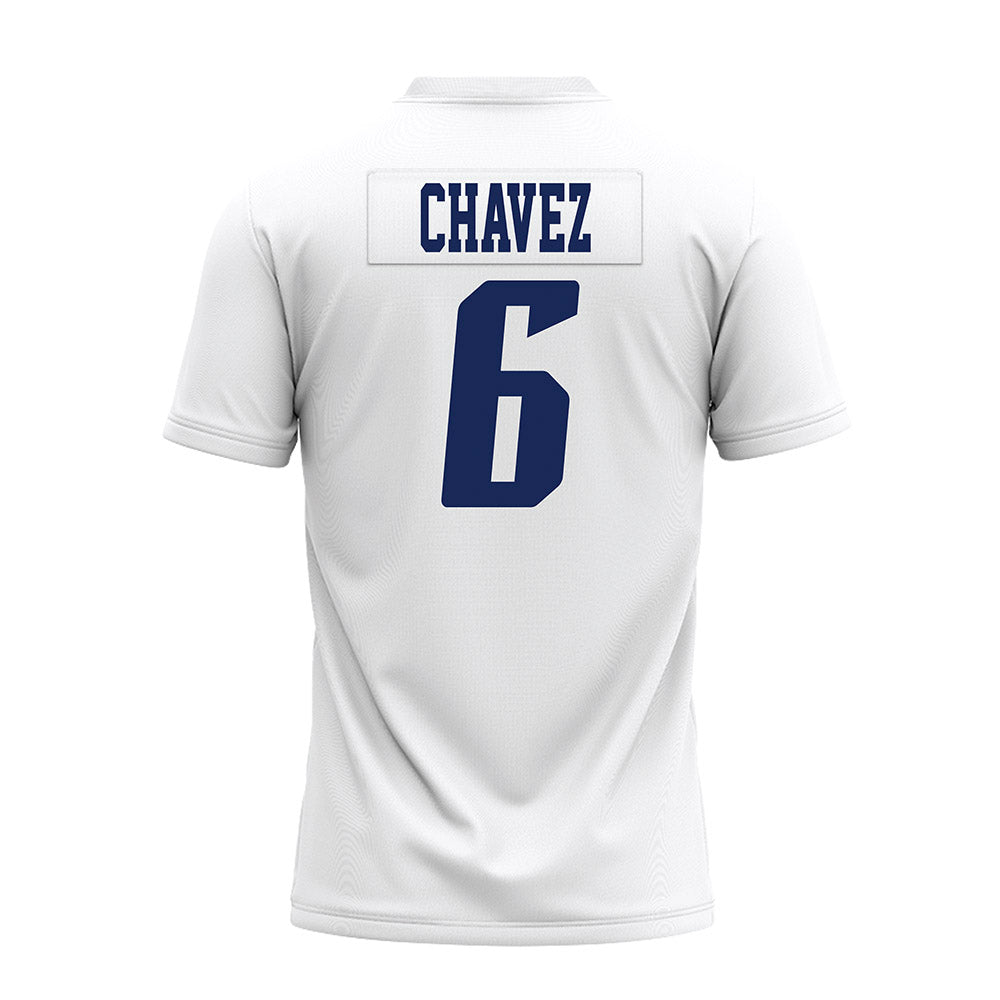 Rice - NCAA Football : Jo Chavez - White AAC Premium Football Jersey-1