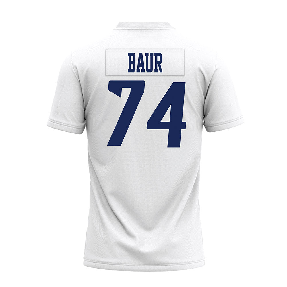 Rice - NCAA Football : Brad Baur - White AAC Premium Football Jersey