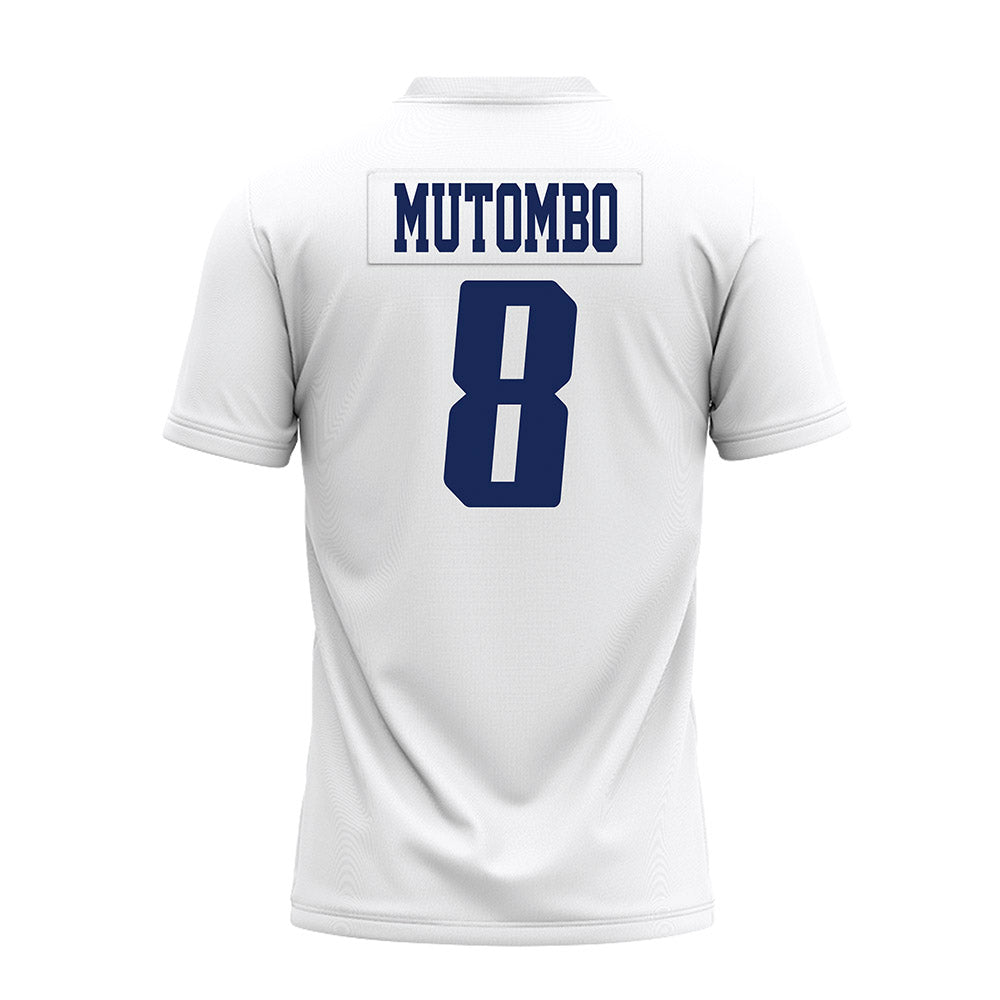 Rice - NCAA Football : Joseph Mutombo - White AAC Premium Football Jersey-1