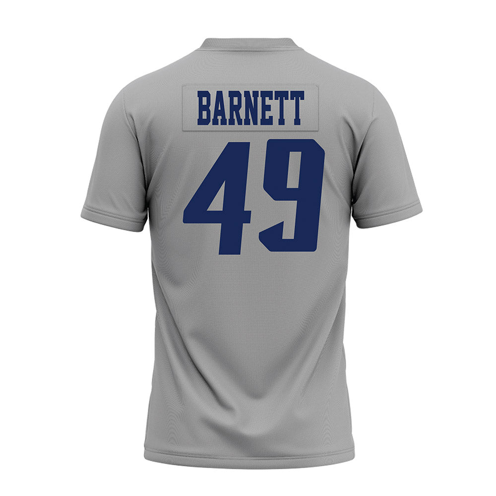 Rice - NCAA Football : Micah Barnett - Mid Grey AAC Premium Football Jersey-1