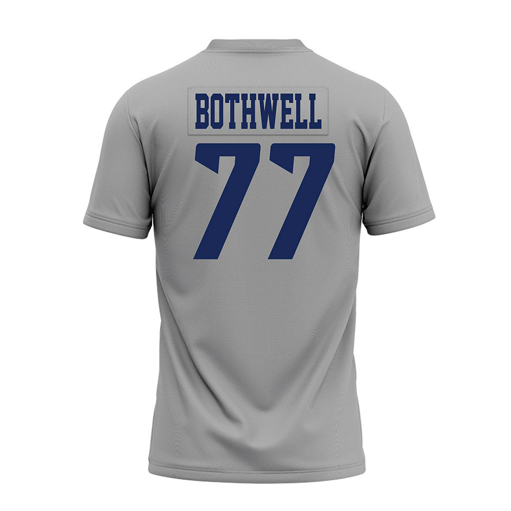 Rice - NCAA Football : Ian Bothwell - Mid Grey AAC Premium Football Jersey-1