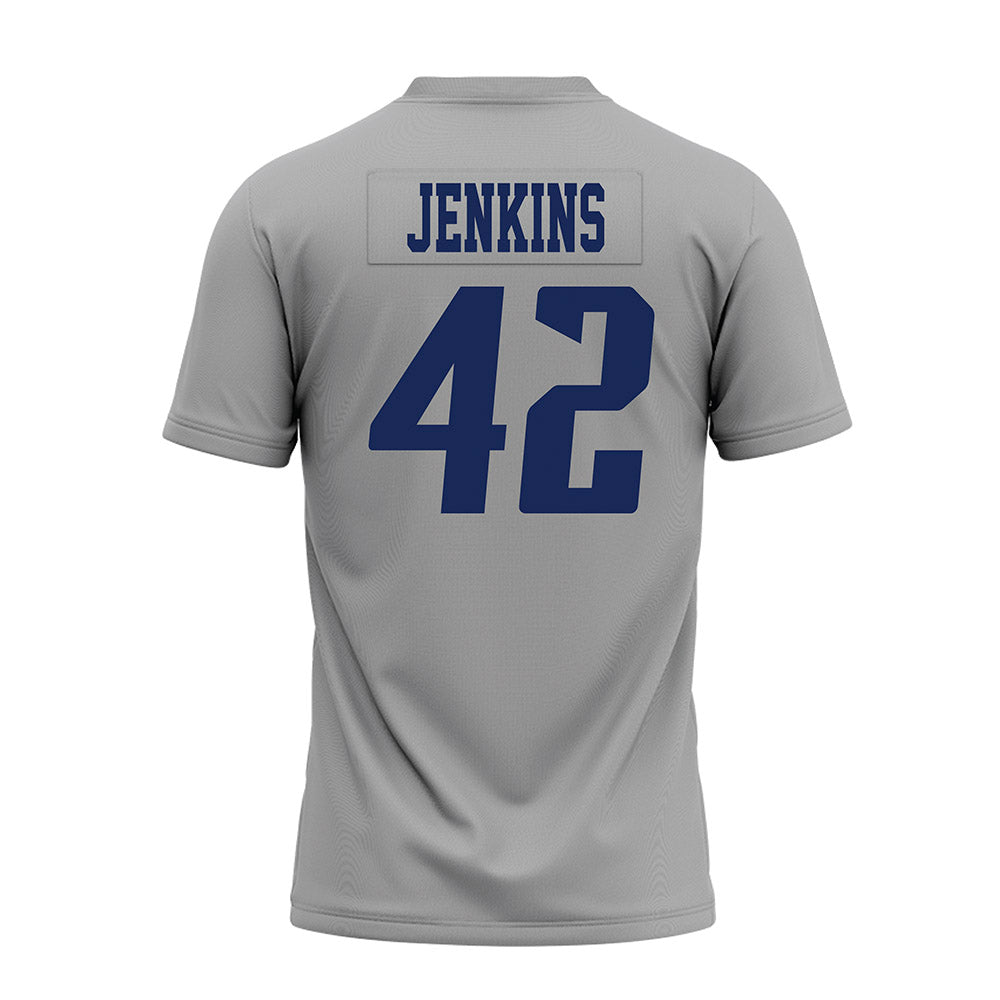 Rice - NCAA Football : DeReyon Jenkins - Mid Grey AAC Premium Football Jersey-1