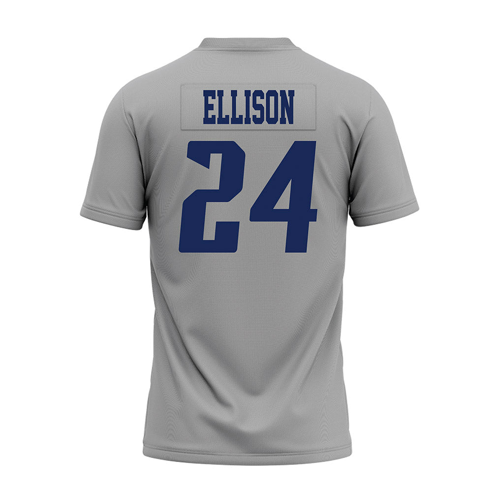 Rice - NCAA Football : JaBari Ellison - Mid Grey AAC Premium Football Jersey-1
