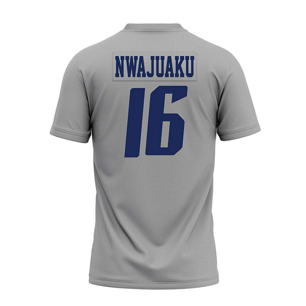 Rice - NCAA Football : Chibuikem Nwajuaku - Mid Grey AAC Premium Football Jersey