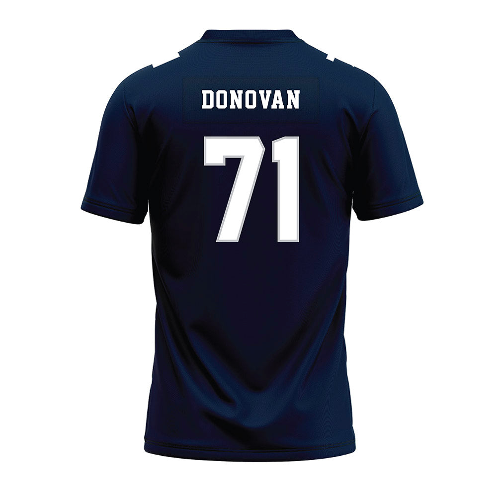 Samford - NCAA Football : Carson Donovan - Navy Premium Football Jersey