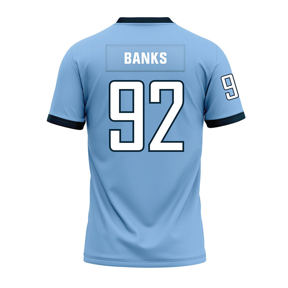 Old Dominion - NCAA Football : Lucas Banks - Light Blue Premium Football Jersey-1