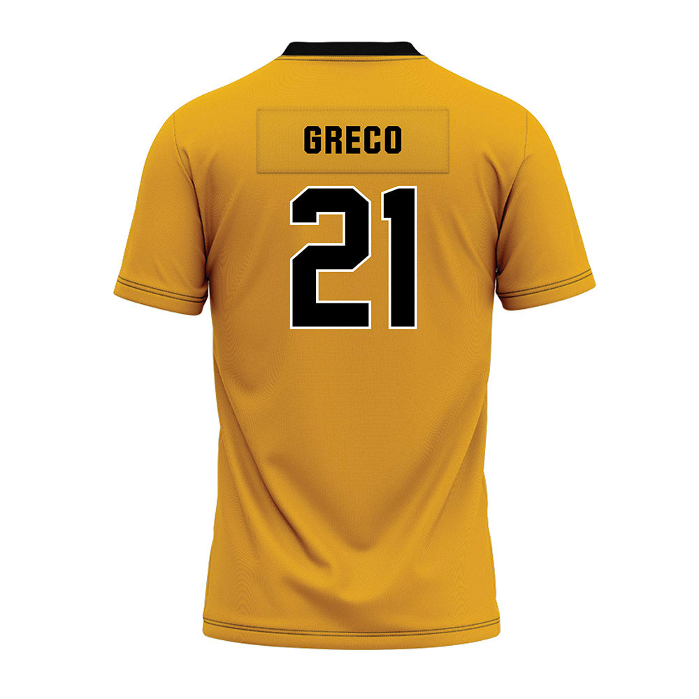 Missouri - NCAA Football : Trajen Greco - Gold Premium Football Jersey