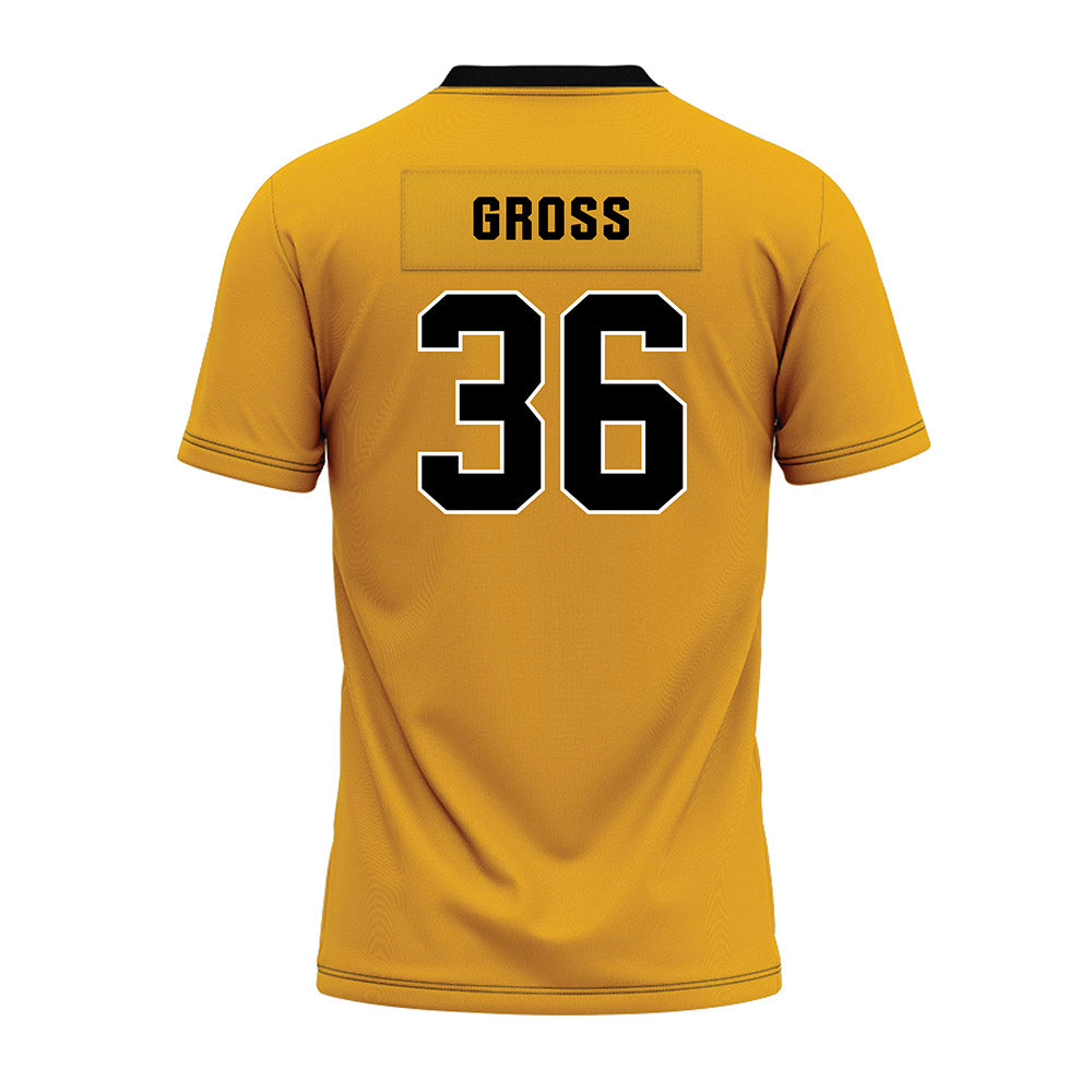 Missouri - NCAA Football : Sean Gross - Gold Premium Football Jersey-1