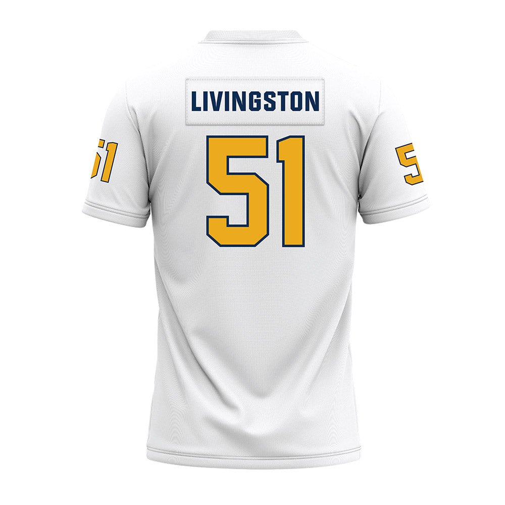 UTC - NCAA Football : Noah Livingston - White Premium Football Jersey