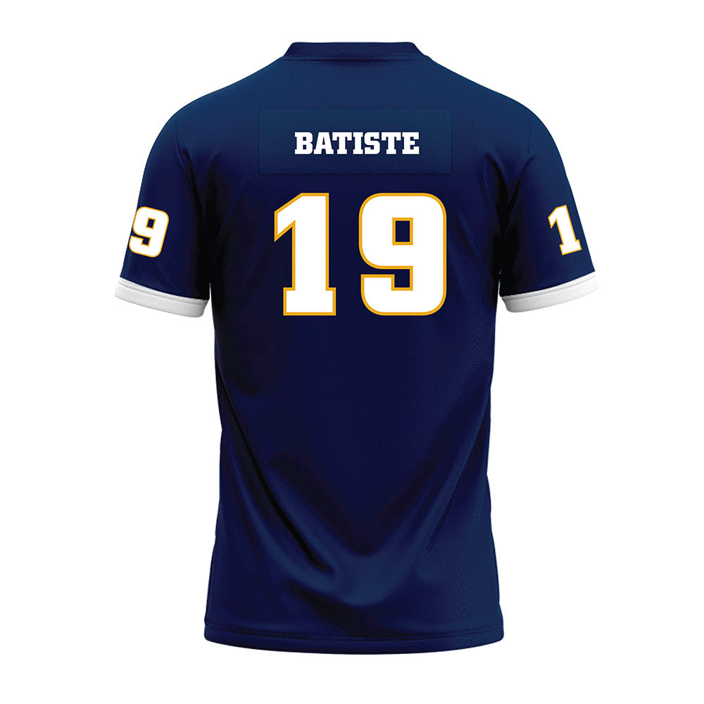 UTC - NCAA Football : Jeremiah Batiste - Navy Premium Football Jersey-1