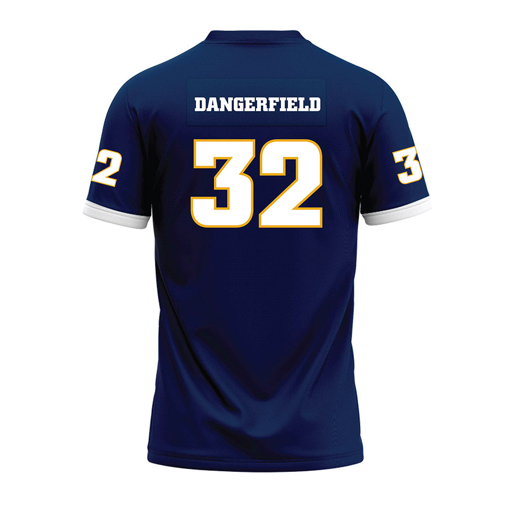 UTC - NCAA Football : Trevon Dangerfield - Navy Premium Football Jersey-1