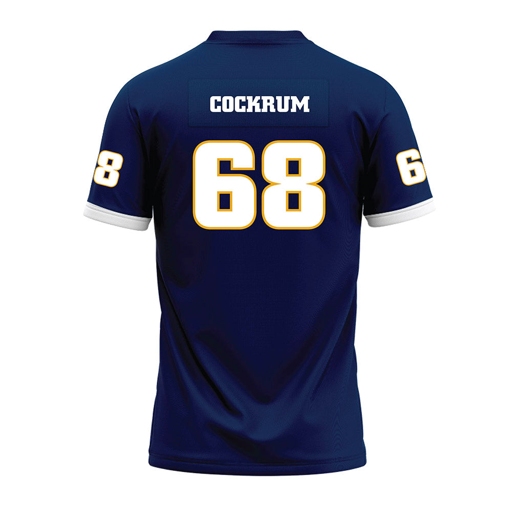 UTC - NCAA Football : KErius Cockrum - Navy Premium Football Jersey-1