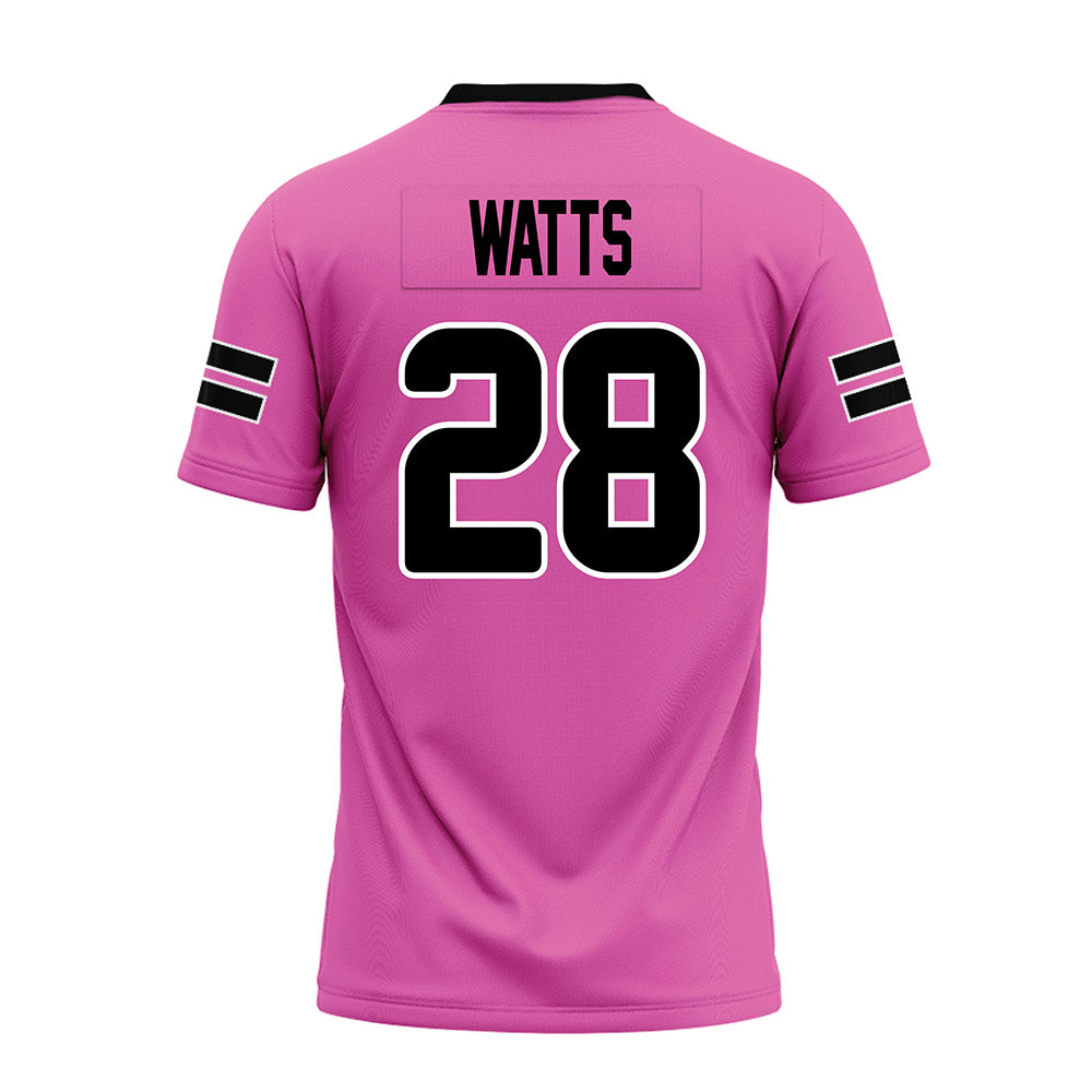 Ohio - NCAA Football : Britton Watts - Pink Premium Football Jersey-1