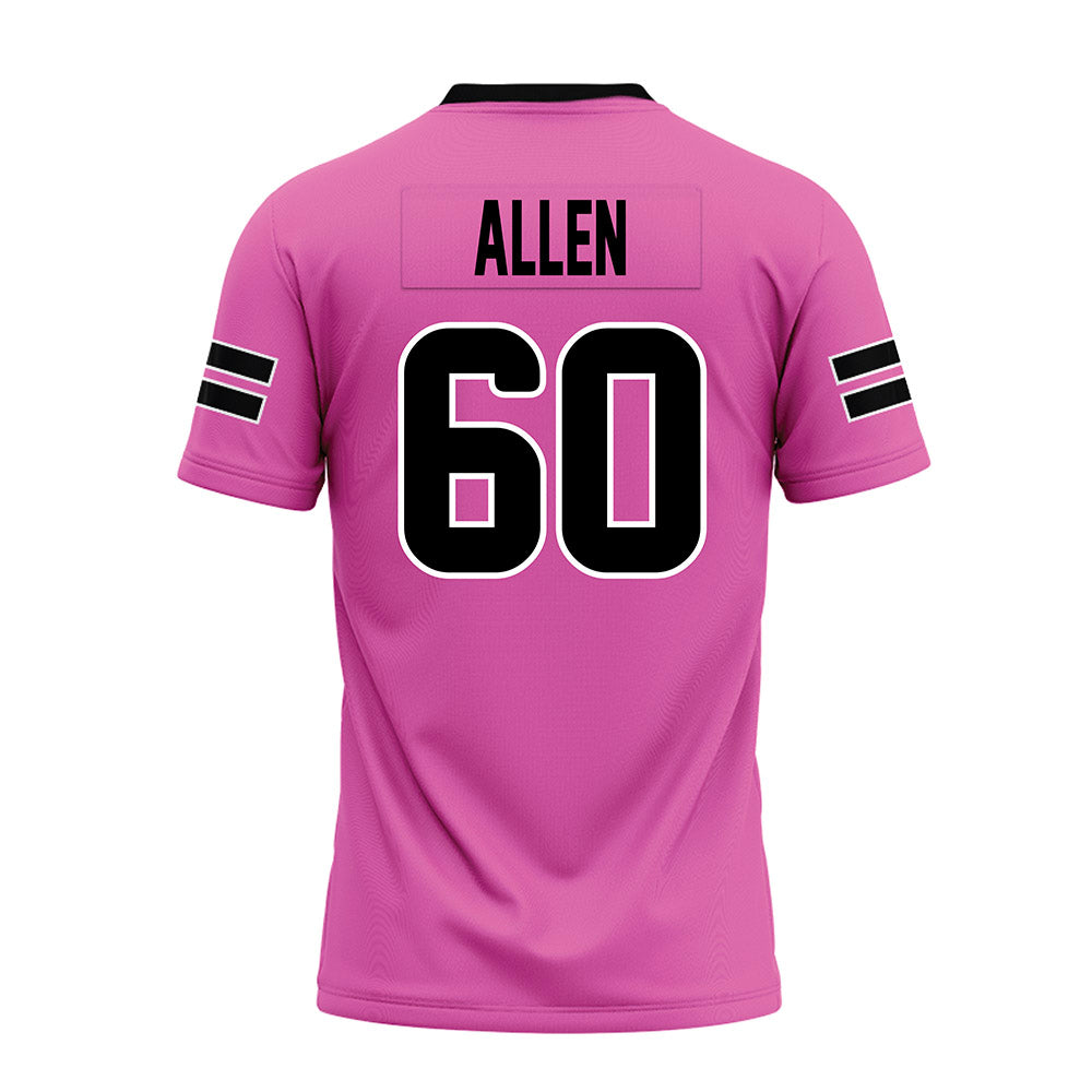 Ohio - NCAA Football : Trent Allen - Pink Premium Football Jersey-1