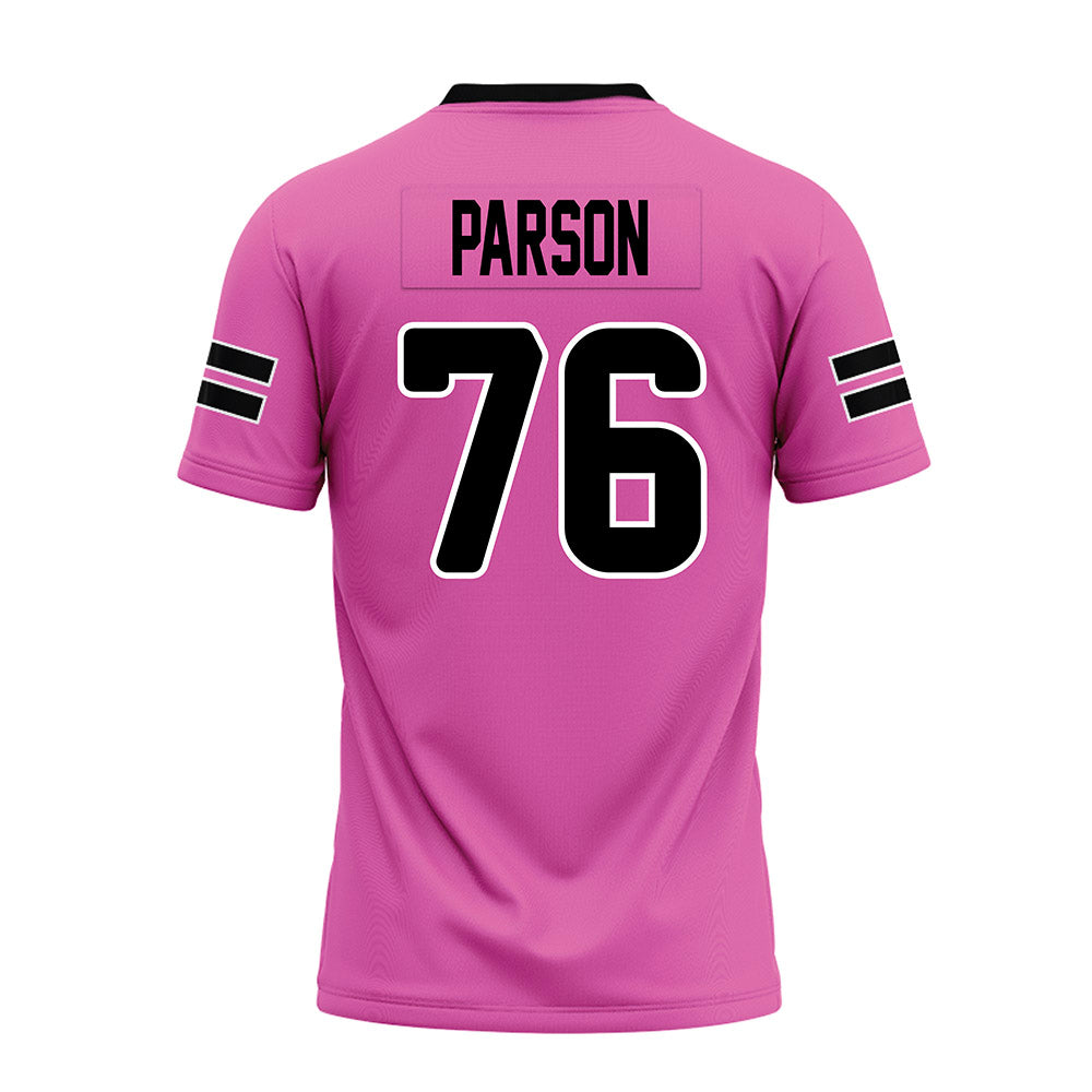 Ohio - NCAA Football : Bryce Parson - Pink Premium Football Jersey