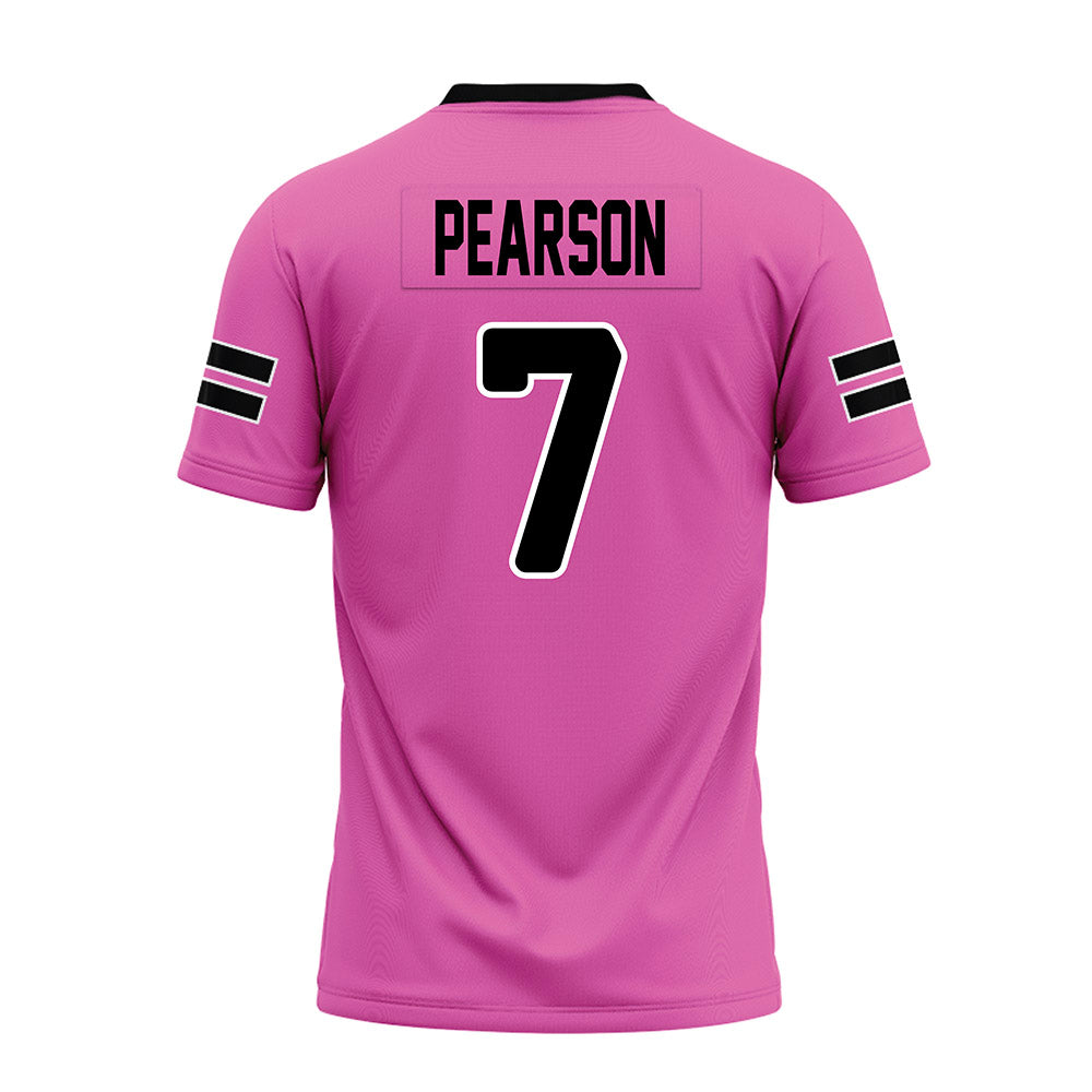 Ohio - NCAA Football : Tank Pearson - Pink Premium Football Jersey-1