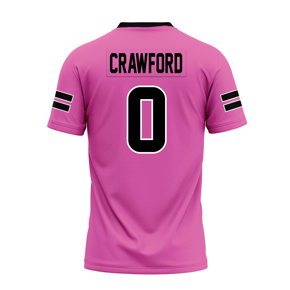 Ohio - NCAA Football : Delaney Crawford - Pink Premium Football Jersey