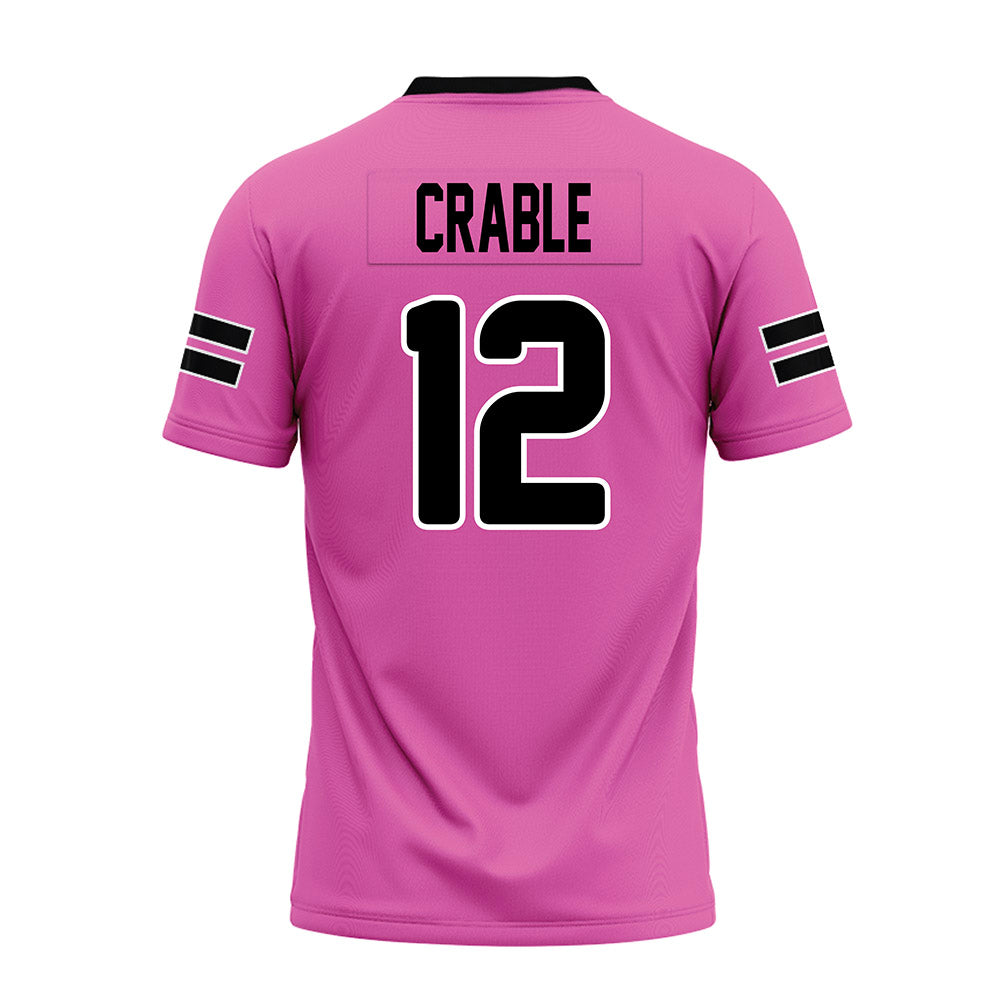 Ohio - NCAA Football : Jay Crable - Pink Premium Football Jersey-1